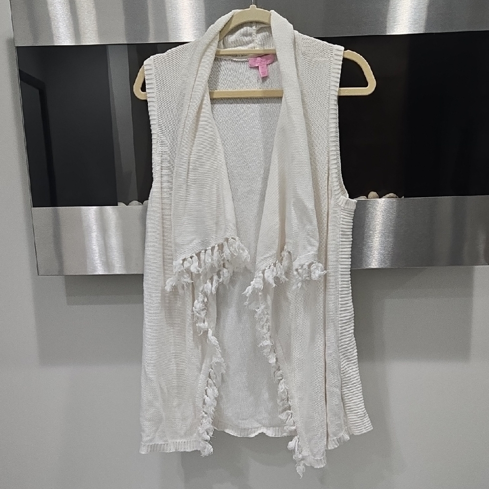 Lilly Pulitzer White Knit Vest